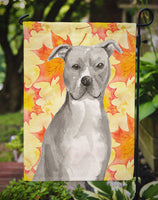 Staffordshire Bull Terrier Fall Flag Garden Size BB9500GF