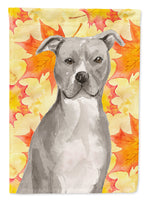 Staffordshire Bull Terrier Fall Flag Garden Size BB9500GF