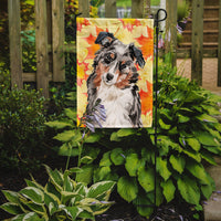 Australian Shepherd Fall Flag Garden Size BB9502GF