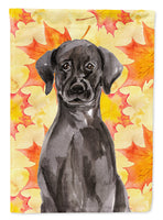 Black Labrador Fall Flag Garden Size BB9503GF