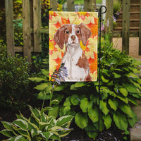 Brittany Spaniel Fall Flag Garden Size BB9504GF