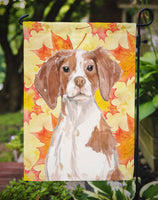 Brittany Spaniel Fall Flag Garden Size BB9504GF