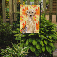 Yellow Labrador Fall Flag Garden Size BB9506GF