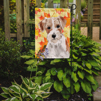 Wire Hair Jack Russell Fall Flag Garden Size BB9508GF