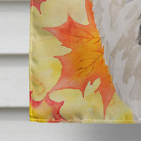 Border Collie Fall Flag Canvas House Size BB9513CHF