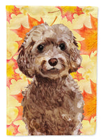 Brown Cockapoo Fall Flag Garden Size BB9514GF