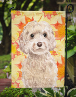 Champagne Cockapoo Fall Flag Garden Size BB9515GF