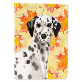 Dalmatian Fall Flag Canvas House Size BB9520CHF