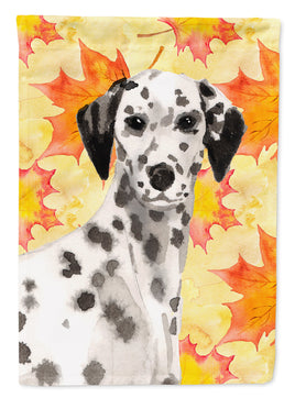 Dalmatian Fall Flag Garden Size BB9520GF