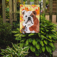 English Bulldog Fall Flag Garden Size BB9521GF