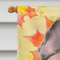 Fawn French Bulldog Fall Flag Canvas House Size BB9522CHF