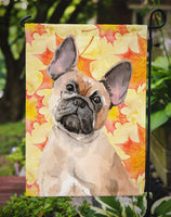 Fawn French Bulldog Fall Flag Garden Size BB9522GF