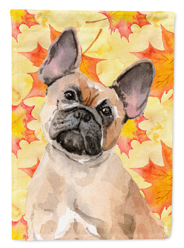 Fawn French Bulldog Fall Flag Garden Size BB9522GF