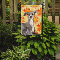 Italian Greyhound Fall Flag Garden Size BB9527GF