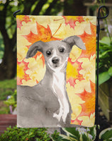 Italian Greyhound Fall Flag Garden Size BB9527GF