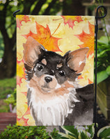 Long Haired Chihuahua Fall Flag Garden Size BB9529GF