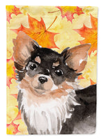 Long Haired Chihuahua Fall Flag Garden Size BB9529GF