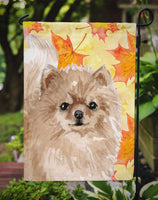 Pomeranian Fall Flag Garden Size BB9530GF