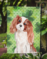 Blenheim Cavalier Spaniel St. Patrick's Flag Garden Size BB9533GF