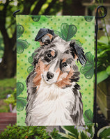 Australian Shepherd St. Patrick's Flag Garden Size BB9537GF