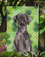 Black Labrador St. Patrick's Flag Garden Size BB9538GF