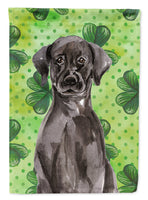 Black Labrador St. Patrick's Flag Garden Size BB9538GF