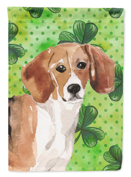 Beagle St. Patrick's Flag Garden Size BB9544GF