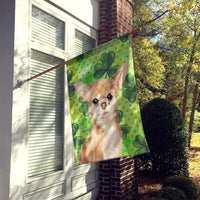 Chihuahua St. Patrick's Flag Canvas House Size BB9551CHF