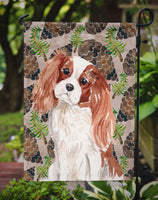 Blenheim Cavalier Spaniel Pine Cones Flag Garden Size BB9568GF