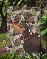 Black and Tan Dachshund Pine Cones Flag Garden Size BB9580GF