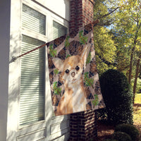 Chihuahua Pine Cones Flag Canvas House Size BB9586CHF