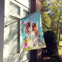 Blenheim Cavalier Spaniel Easter Flag Canvas House Size BB9603CHF