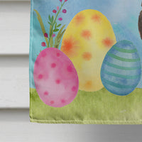 Black and Tan Dachshund Easter Flag Canvas House Size BB9615CHF