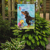 Black and Tan Dachshund Easter Flag Garden Size BB9615GF