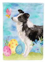 Border Collie Easter Flag Canvas House Size BB9618CHF