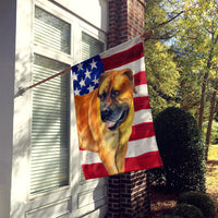 Boerboel Mastiff Patriotic Flag Canvas House Size BB9646CHF