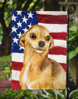 Chihuahua Patriotic Flag Garden Size BB9658GF