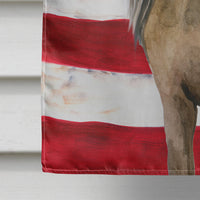 Chinese Crested Patriotic Flag Canvas House Size BB9659CHF