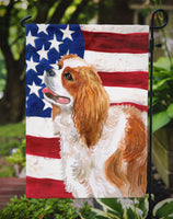 Cavalier Spaniel Patriotic Flag Garden Size BB9663GF