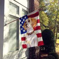 Beagle Patriotic Flag Canvas House Size BB9686CHF