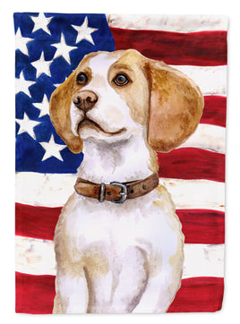 Beagle Patriotic Flag Canvas House Size BB9686CHF