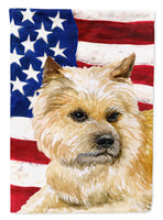 Cairn Terrier Patriotic Flag Canvas House Size BB9690CHF