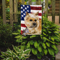 Cairn Terrier Patriotic Flag Garden Size BB9690GF