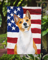 Basenji Patriotic Flag Garden Size BB9692GF