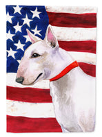 Bull Terrier Patriotic Flag Canvas House Size BB9693CHF