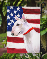 Bull Terrier Patriotic Flag Garden Size BB9693GF