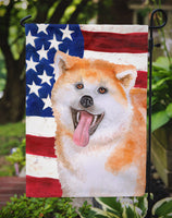 Akita Patriotic Flag Garden Size BB9703GF