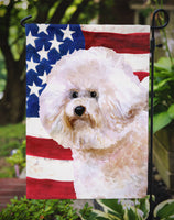 Bichon Frise #2 Patriotic Flag Garden Size BB9705GF