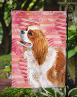 Cavalier Spaniel Love Flag Garden Size BB9750GF