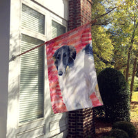 Borzoi Love Flag Canvas House Size BB9759CHF